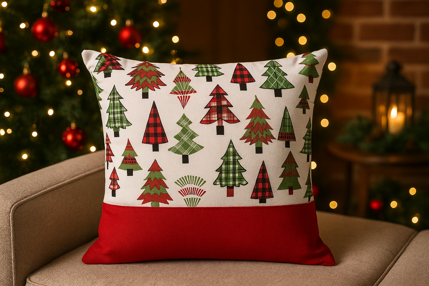 Christmas themed cushion covers