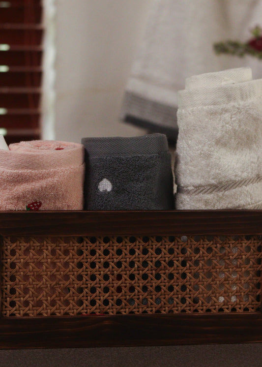 Cane Towel Box