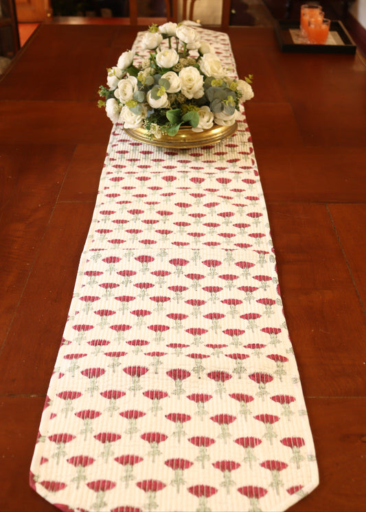 Quilted Hand Block Runner