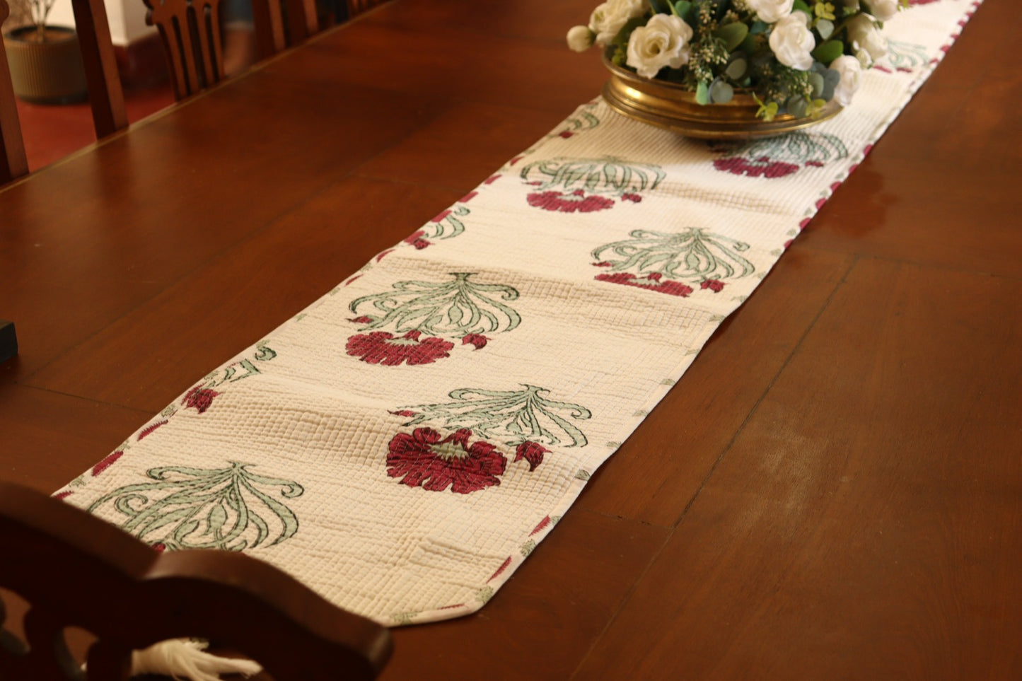 Quilted Hand Block Runner