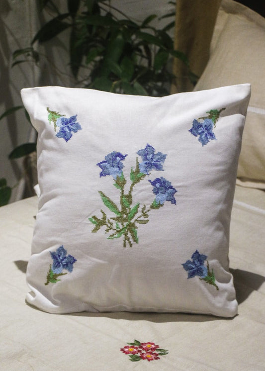 Cross stitch embroidery cushion covers